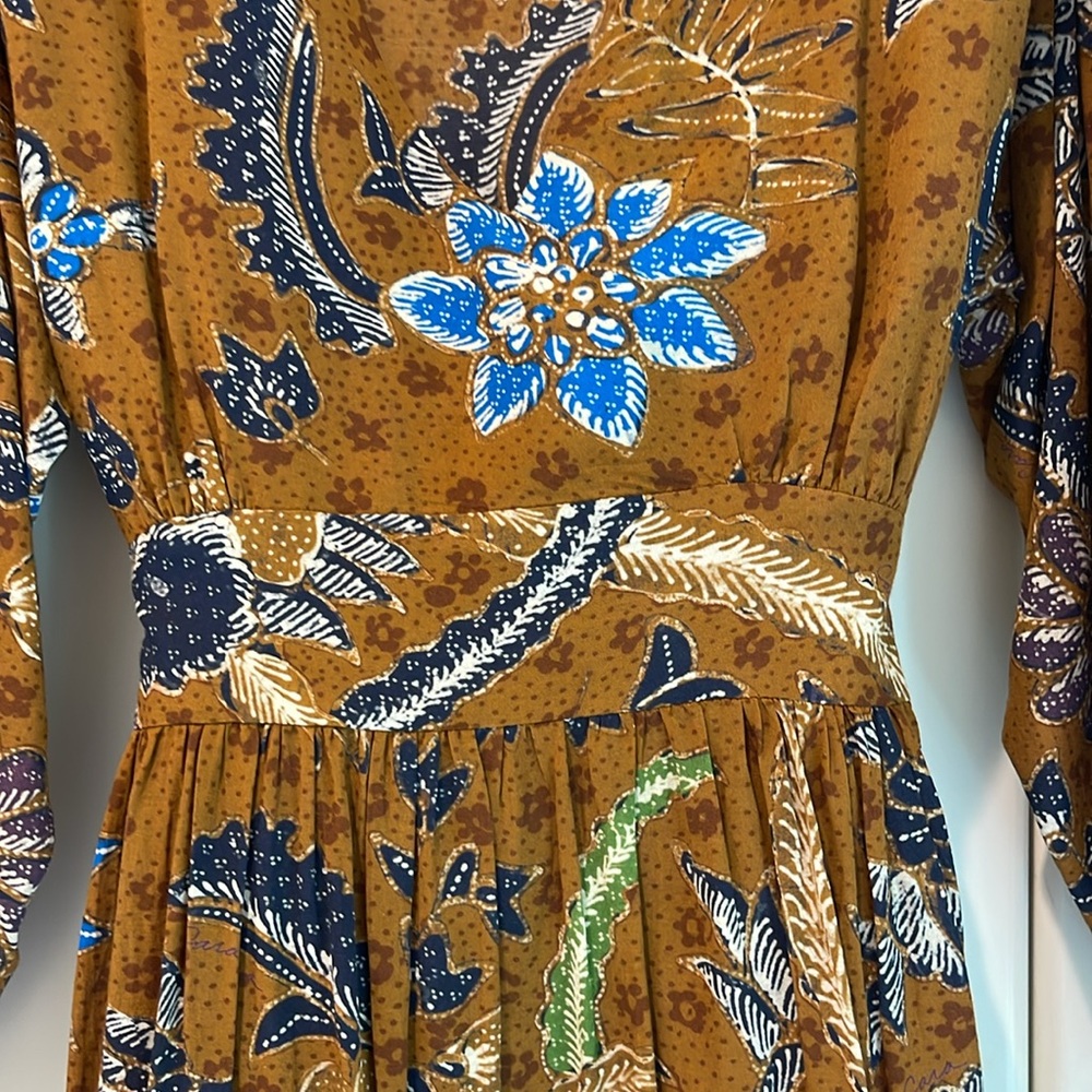CARA CARA Millbrook Paisley-print Dress In Batik Brown - Picture 3 of 6